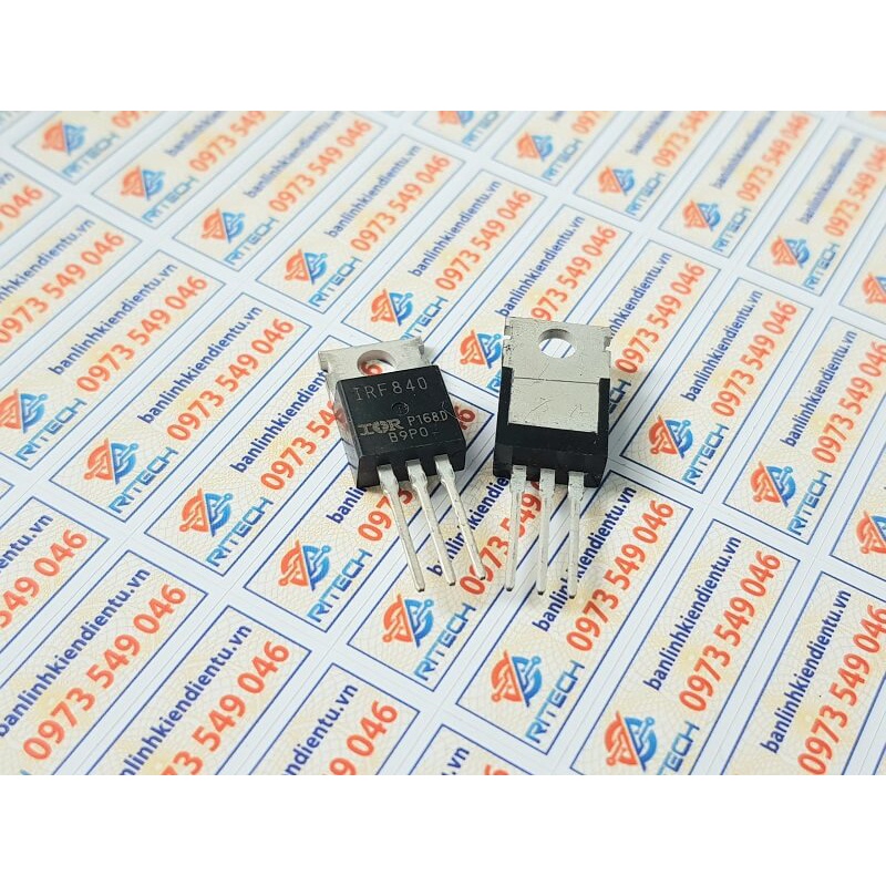 [Combo 3 con] IRF840 IRF840A F840 Mosfet kênh N 8A 500V TO-220