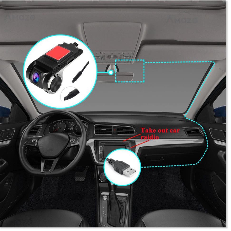 [Xả kho] Camera hành trình U2 cho màn hình android -Hướng dẫn và BH 1 năm