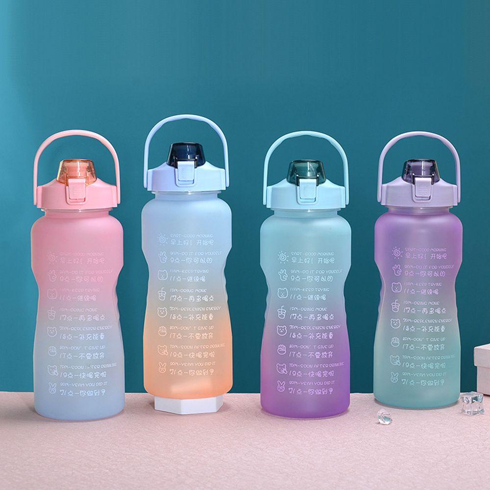 Bình Nước Thể Thao Màu Gradient Dung Tích Lớn 2000ml