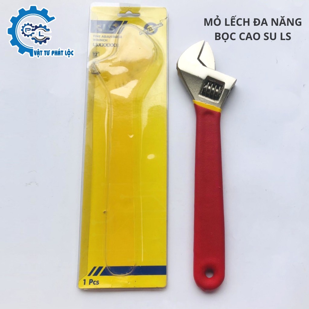 Mỏ lết đa năng bọc cao su LS+ có chất liệu thép siêu bền cao cấp