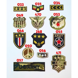 Sticker vải bộ army quân đội
