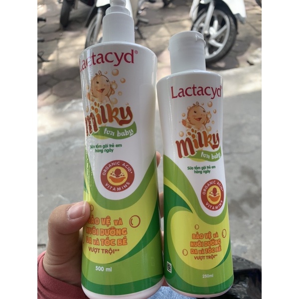Sữa tắm Lactacyd Milky 250ml và 500ml