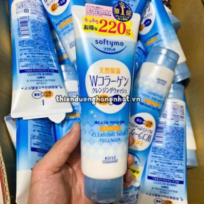 [ HÀNG AUTH] Sữa Rửa Mặt KOSE Softymo Nội Địa Nhật | SRM KOSE Collagen, White, Hyaluronic Acid 220g | BigBuy360 - bigbuy360.vn