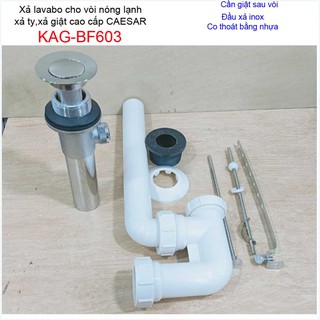 VẢ LAVABO CHO VÒI NÓNG LẠNH CAESAR KAG-BF603
