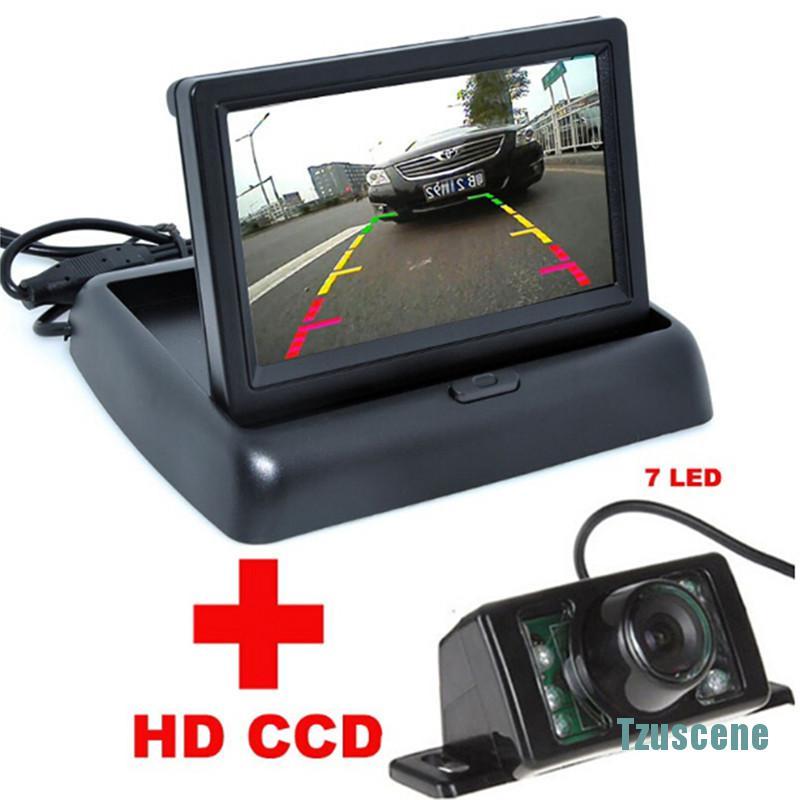 Camera Chiếu Hậu Màn Hình Lcd 3.5 '' 3.5 '' Hỗ Trợ Lùi Xe Ban Đêm Chống Nước 3.5 '' Tft Lcd