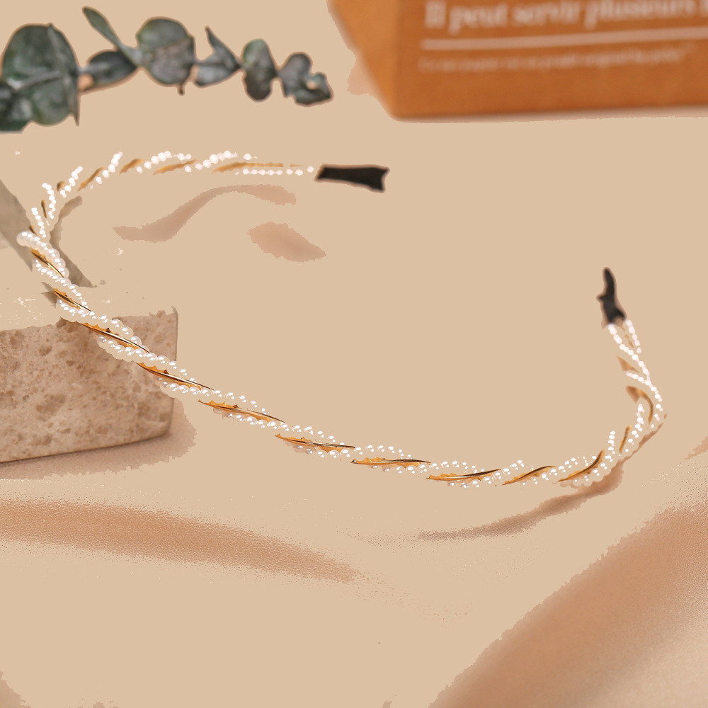 Băng đô đính ngọc trai giả thời trang cho nữ