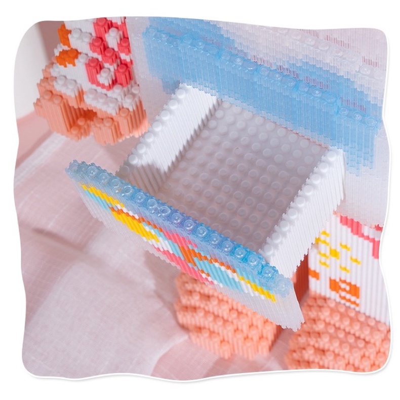 Đồ chơi xếp hình Legogi BEARBRICK 55CM  mô hình lắp ghép lắp ráp LEGOGI