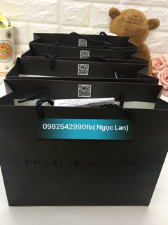 Túi charles & Keith hàng Auth( sẵn 1 đỏ)