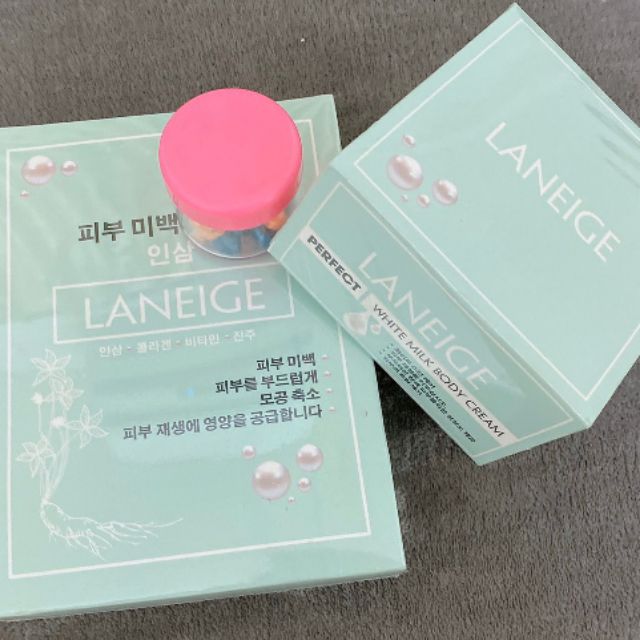 Bộ Sản Phẩm Dưỡng Trắng Da Body Laneige-Chính Hãng Hàn Quốc