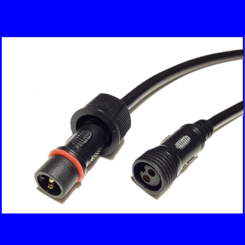 Jack DC đực cái chống nước 2 chân 40cm