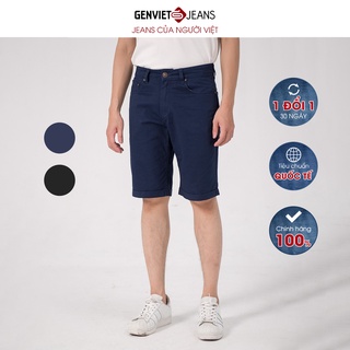 Quần Ngố Kaki Nam Xắn Ống T1303K1734 GENVIET