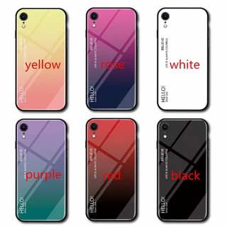 Tempered Glass Case For iPhone 7/8 Luxury Gradient Back Cover