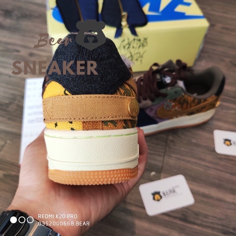 [Bear.sneaker] Giày Thể Thao AF1 Tra.vis bản BEST