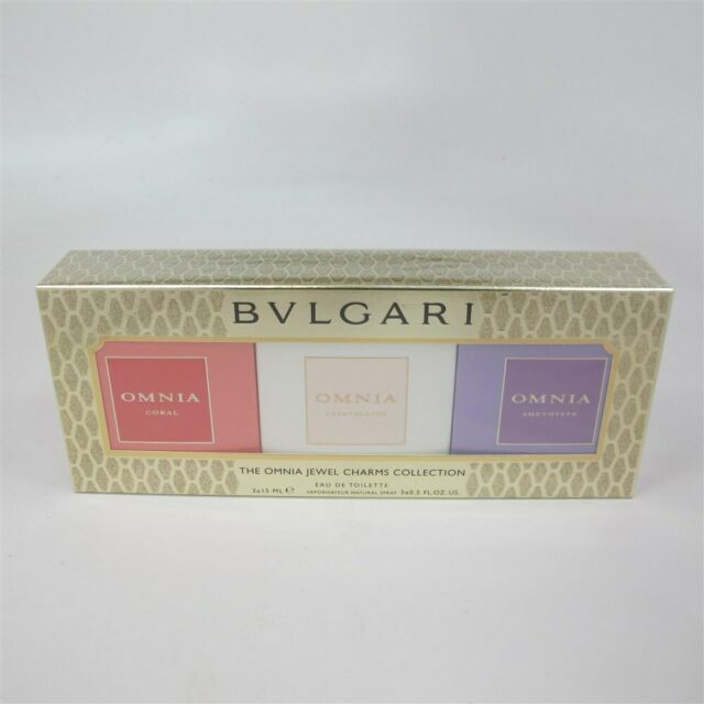 Bộ nước hoa nữ gift set Bvlgari Omnia Jewel Charms Collection 3x15ml