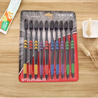 Bàn chải đánh răng cao cấp set 10 chiếc