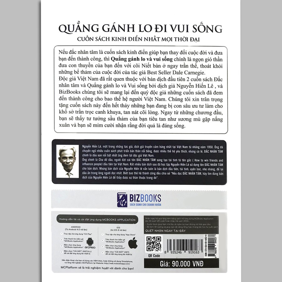 Sách - Quẳng gánh lo và vui sống (Dale Carnegie)