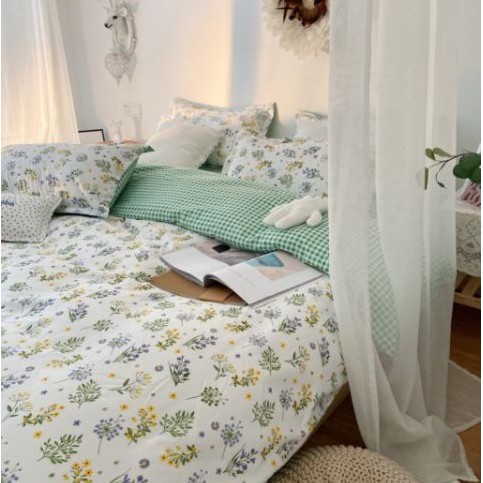 Bộ cotton poly Hoa Nhí Mới