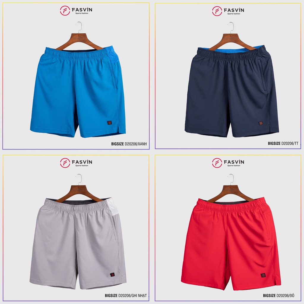 Quần short gió thể thao cỡ đại chính hãng Việt Nam (206)