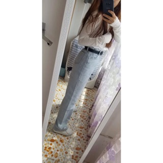ORDER Quần Jeans ống rộng dáng dài