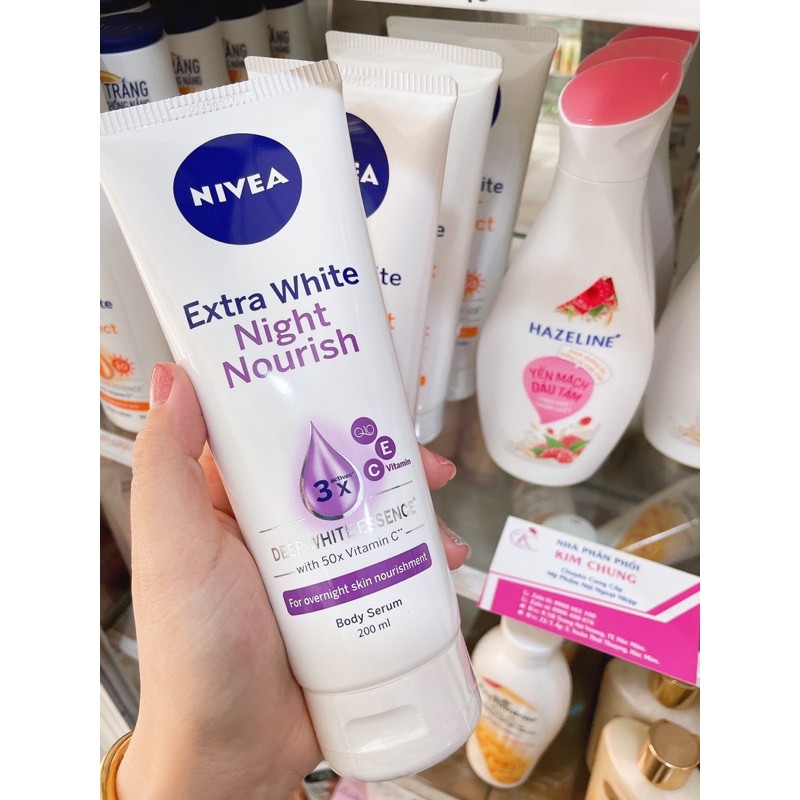 Sữa Dưỡng Thể Trắng Da Nivea Ngày và Đêm