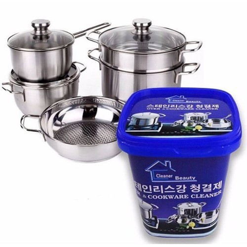 Combo 2 hộp Bột kem tẩy rửa xoong nồi đa năng Hàn Quốc