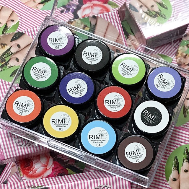 Gel vẽ Rimi 12 màu