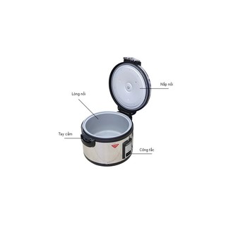 ( Sản phẩm mới 💯% ) Nồi Cơm điện CUCKOO 6.3L CR-3521S (INOX)