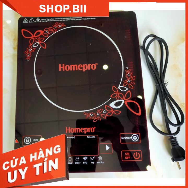 Bếp Từ Đơn Homepro HP-IC2 Nhập Khẩu Thái Lan Hàng Chính Hãng Bảo Hành 12 Tháng, Sang Trọng Giá Rẻ Tặng Kèm Nồi Lẩu.