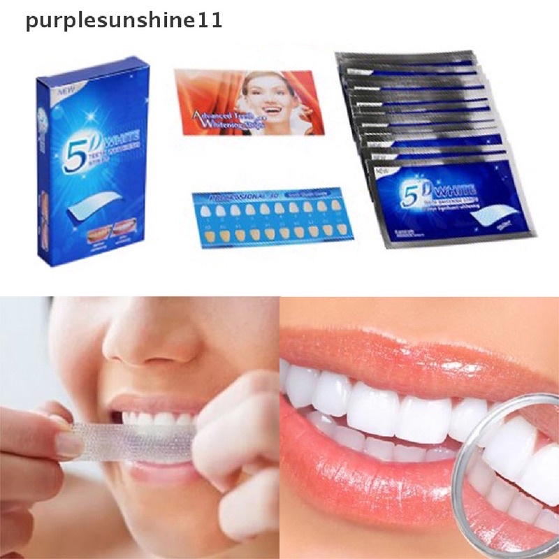 Miếng Dán Trắng Răng White Teeth Whitening Strip Nội Địa Trung