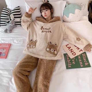 <3 <3 set đồ ngủ bông mềm <3 <3 <3