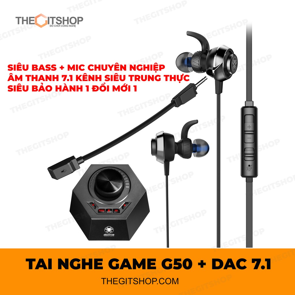Bộ tai nghe chuyên game và DAC plextone G50 mới nhất,Giả lập âm thanh 7.1 kênh Hifi audio