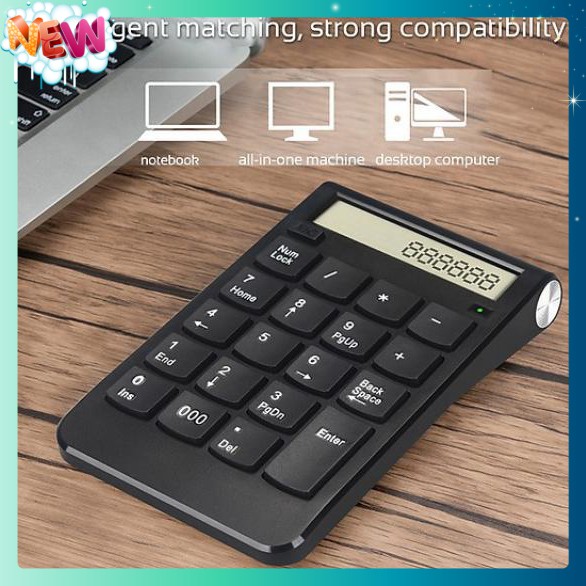 🇳 🇪 🇼®️ Máy tính bỏ túi Number Pad Wireless LCD Mac windows