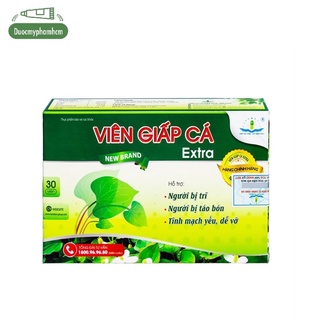 Viên giấp cá extra tâm dược hộp 30v