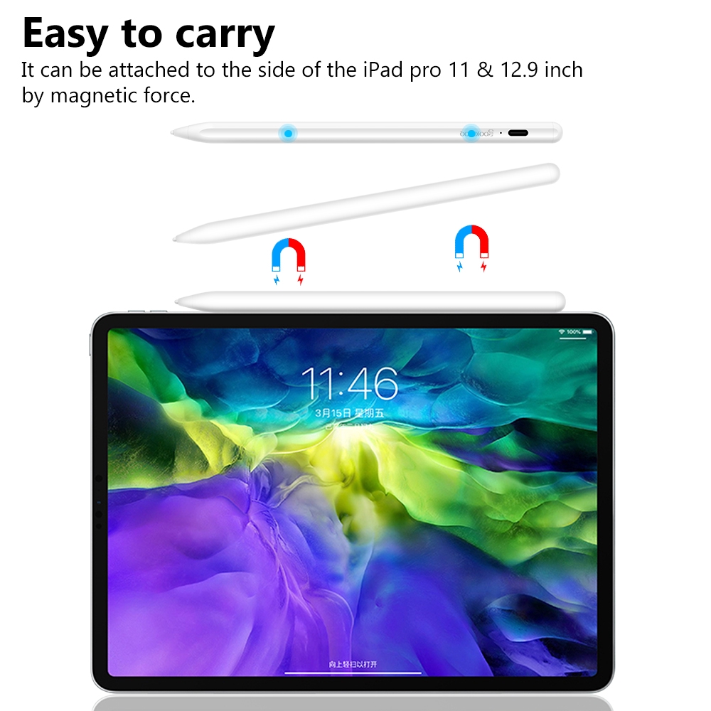 Bút cảm ứng GOOJODOQ thế hệ 9 Plus 2 trong 1 Stylus cho iPad Android Tablet