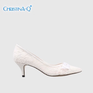 Giày cưới Luxury ren nhập khẩu Christina-Q GBN256