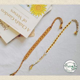 Vòng tay handmade họa tiết hoa hướng dương