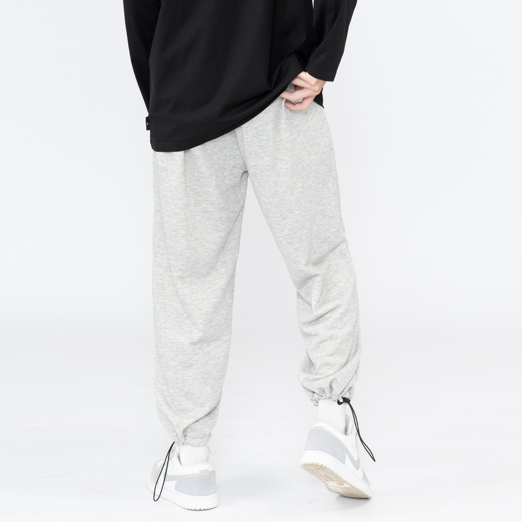 Quần jogger BÓ CHUN unisex N7 thể thao nam nữ nỉ cao cấp da cá bigsize thu đông basic pants ulzzang phong cách Hàn quốc