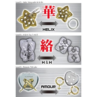 GIẢI MÃ SẮT NHẬT (HANAYAMA CAST PUZZLE)