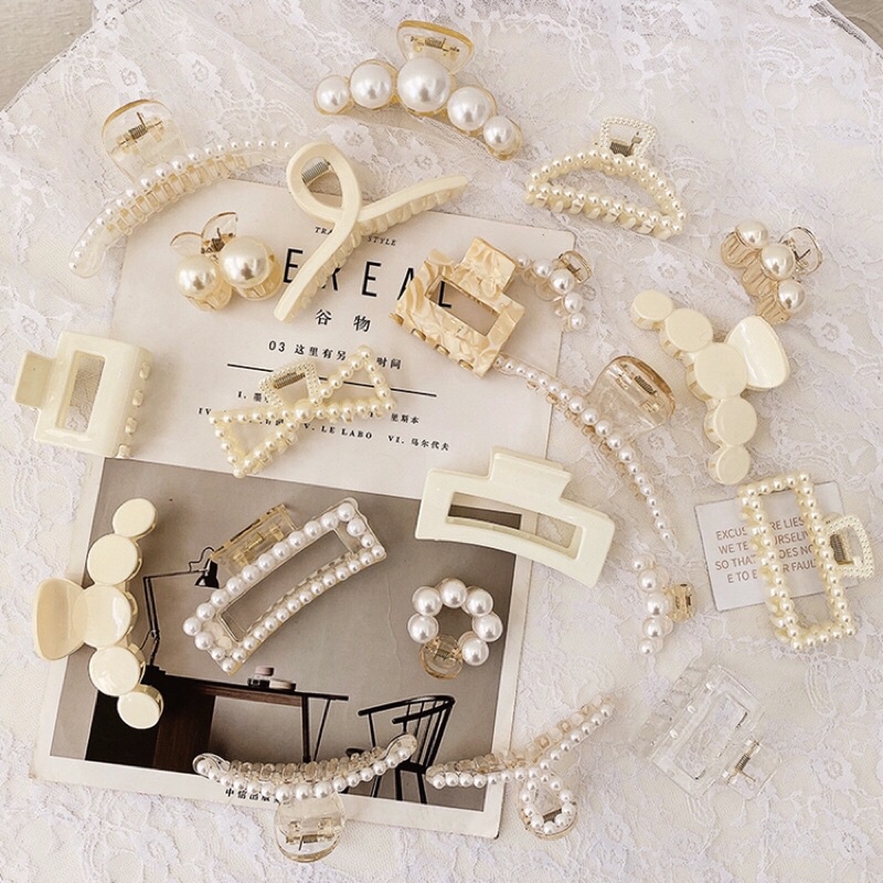 Kẹp Tóc Nhiều Kiểu Tùy Chọn Xinh Xắn Phong Cách Hàn Quốc Cho Nữ ✨
