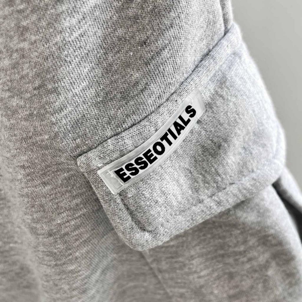 đồ bộ mặc nhà ESSEOTIALS vải thun da cá siêu mát - bộ thể thao chất thấm hút mồ hôi phong cách thể thao trẻ trung