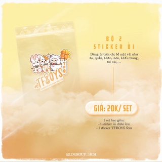 Sticker ủi TFBOYS - LD Group
