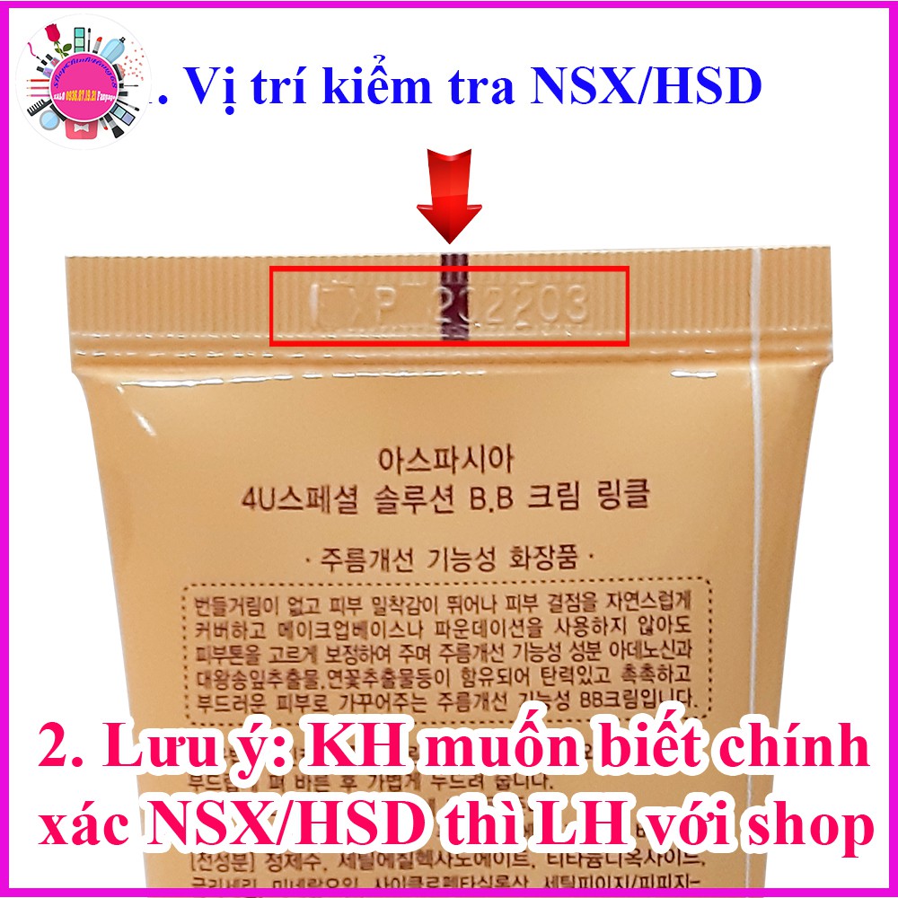 Kem Nền Chống Nhăn Da ASPASIA BB Cream 4U 50ml KOREA | BigBuy360 - bigbuy360.vn