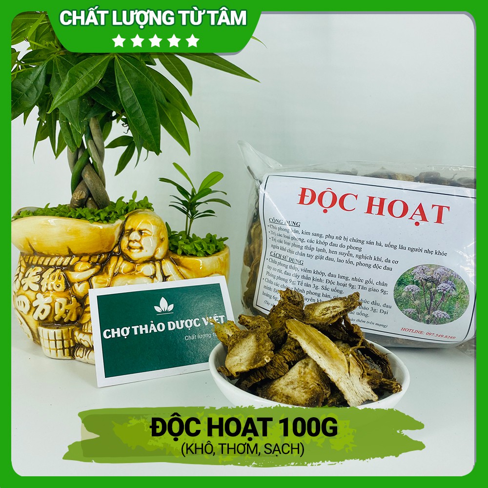 Độc hoạt 100g ( Khô, thơm, sạch) - Chợ Thảo Dược Việt