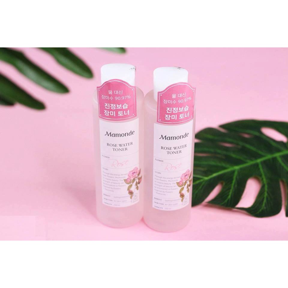 Nước hoa hồng Mamonde Toner 2018 - Cấp ẩm, dưỡng da số 1