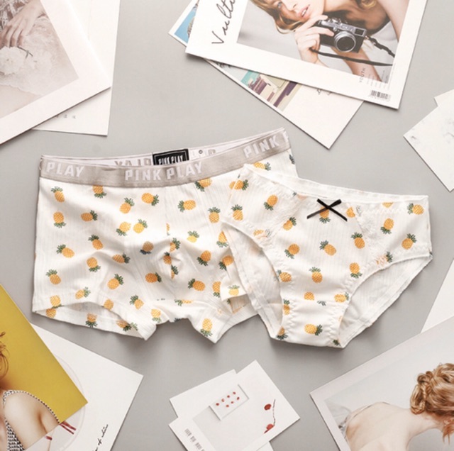 Quần lót cặp đôi nam và nữ cotton