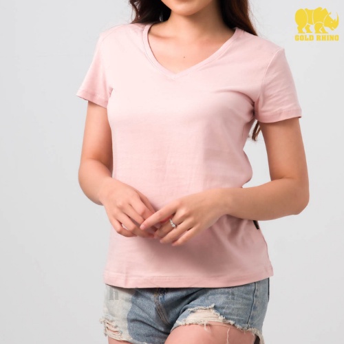 Áo Thun Nữ Cổ Tim, áo phông nữ cổ tim mềm mịn thoáng mát  Nhiều Màu 100 Cotton