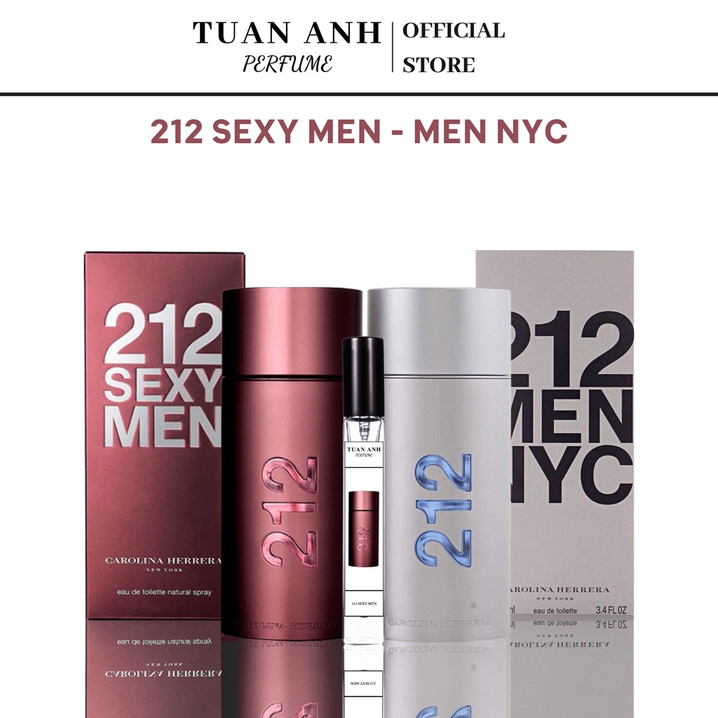 Nước hoa nam chính hãng thơm lâu 212 Men NYC - 212 Sexy Men cao cấp TUANANHPERFUME