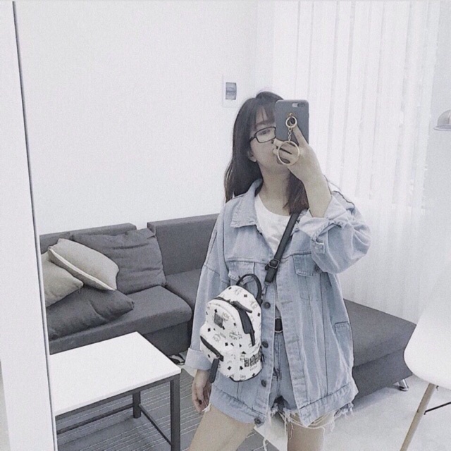 Áo khoác bò denim
