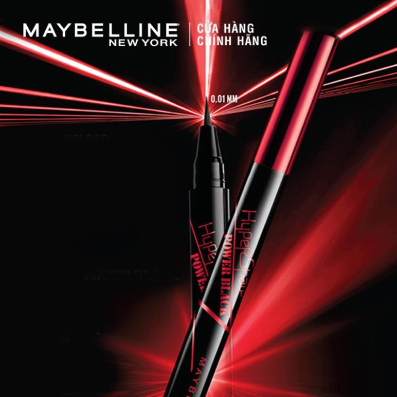 Bút Kẻ Mắt Nước Đen Tuyền Không Lem Không Trôi Maybelline NewYork HyperSharp Power 0.5g ZKM