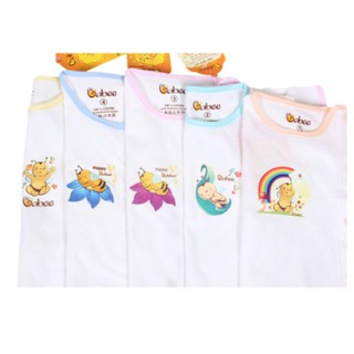 Áo sơ sinh bác sĩ viền màu BABIBOO